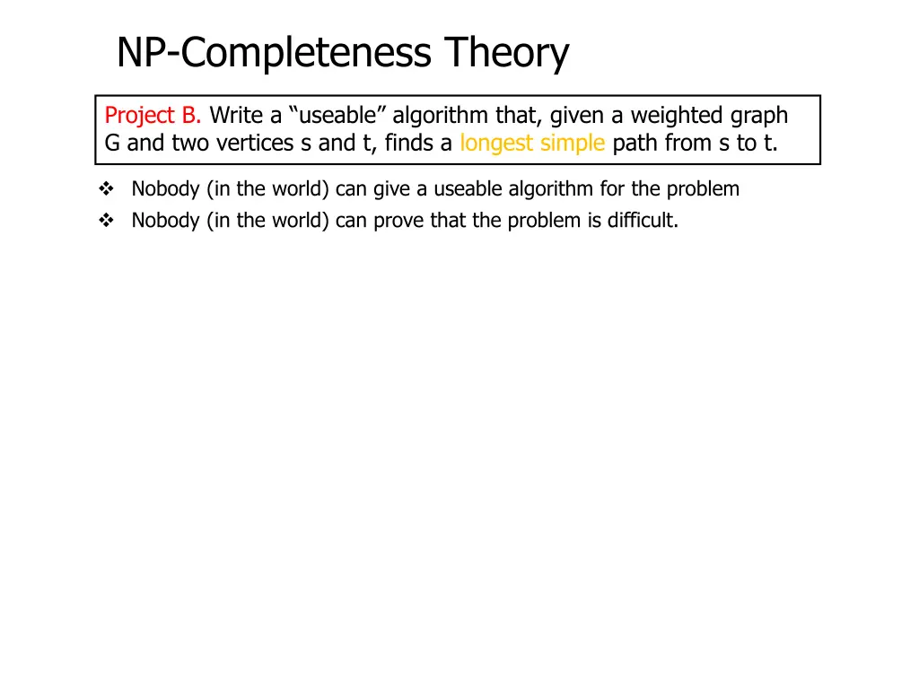 np completeness theory 23
