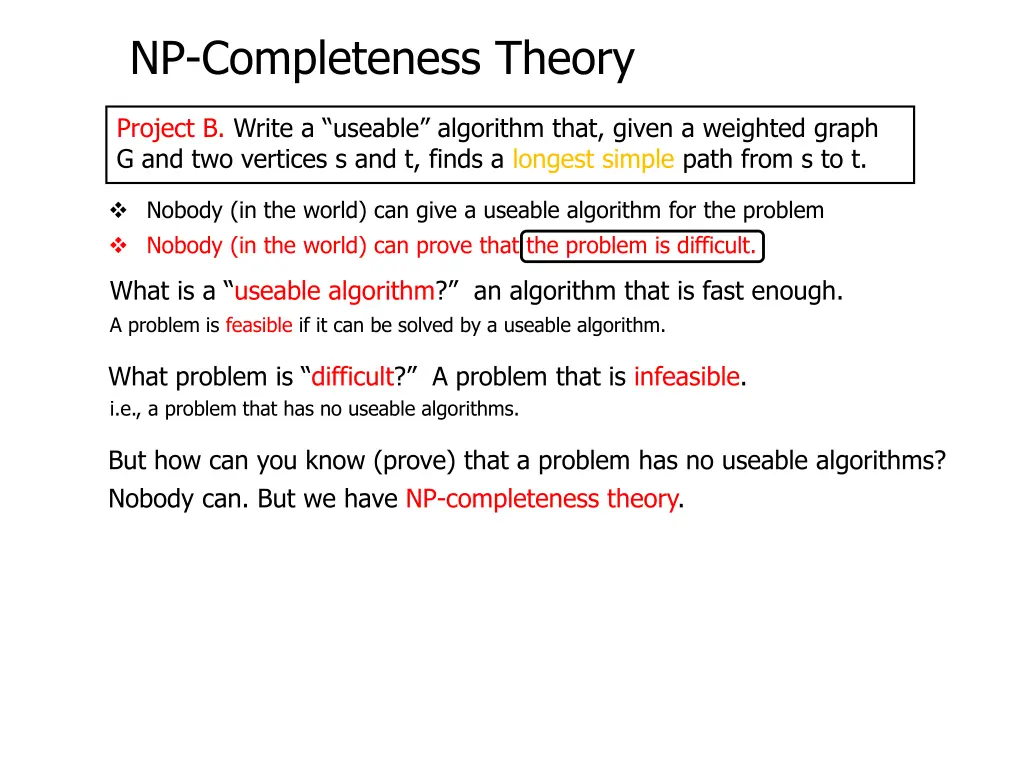 np completeness theory 31