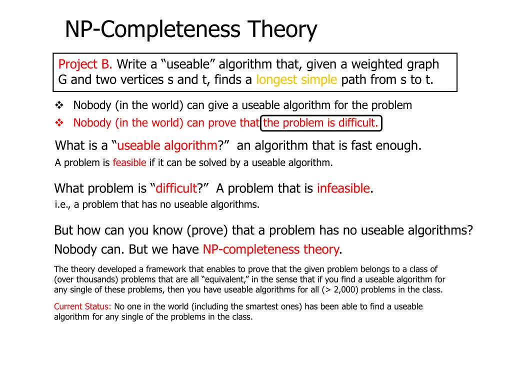 np completeness theory 33
