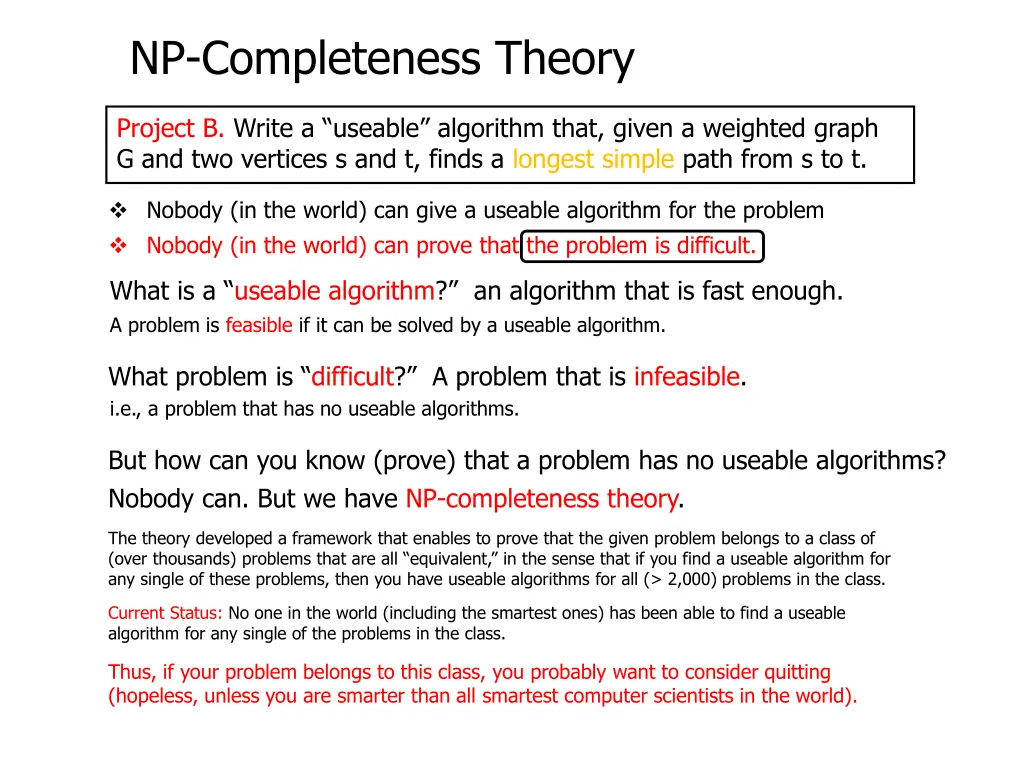 np completeness theory 34