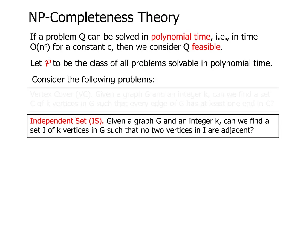 np completeness theory 39
