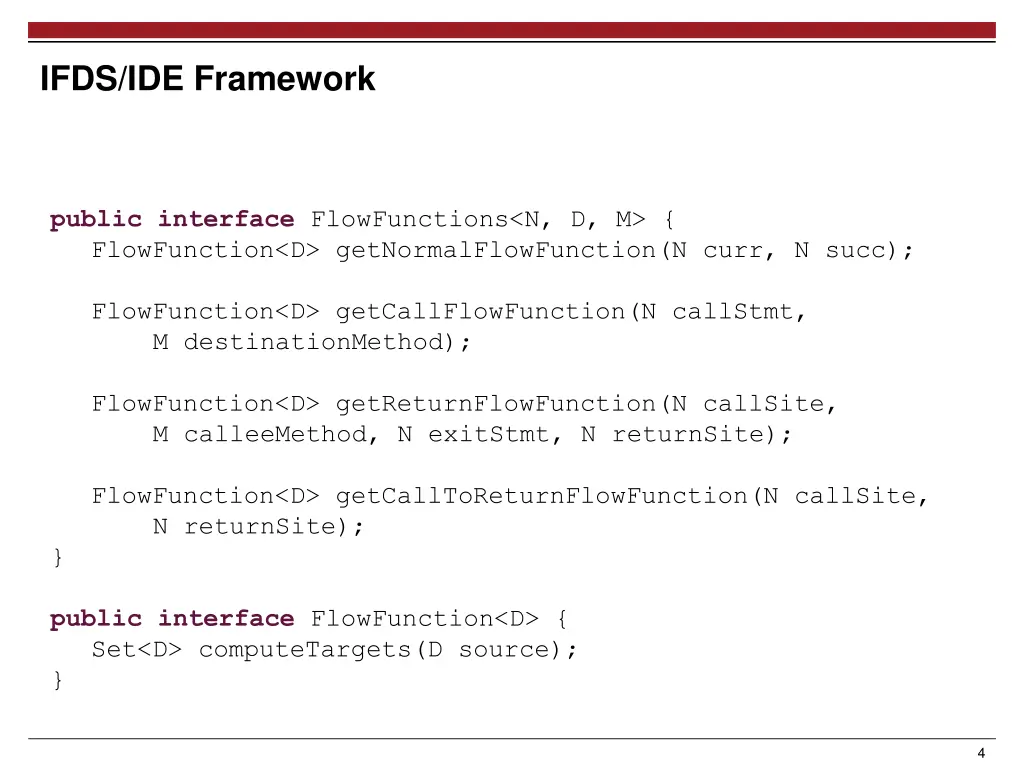 ifds ide framework