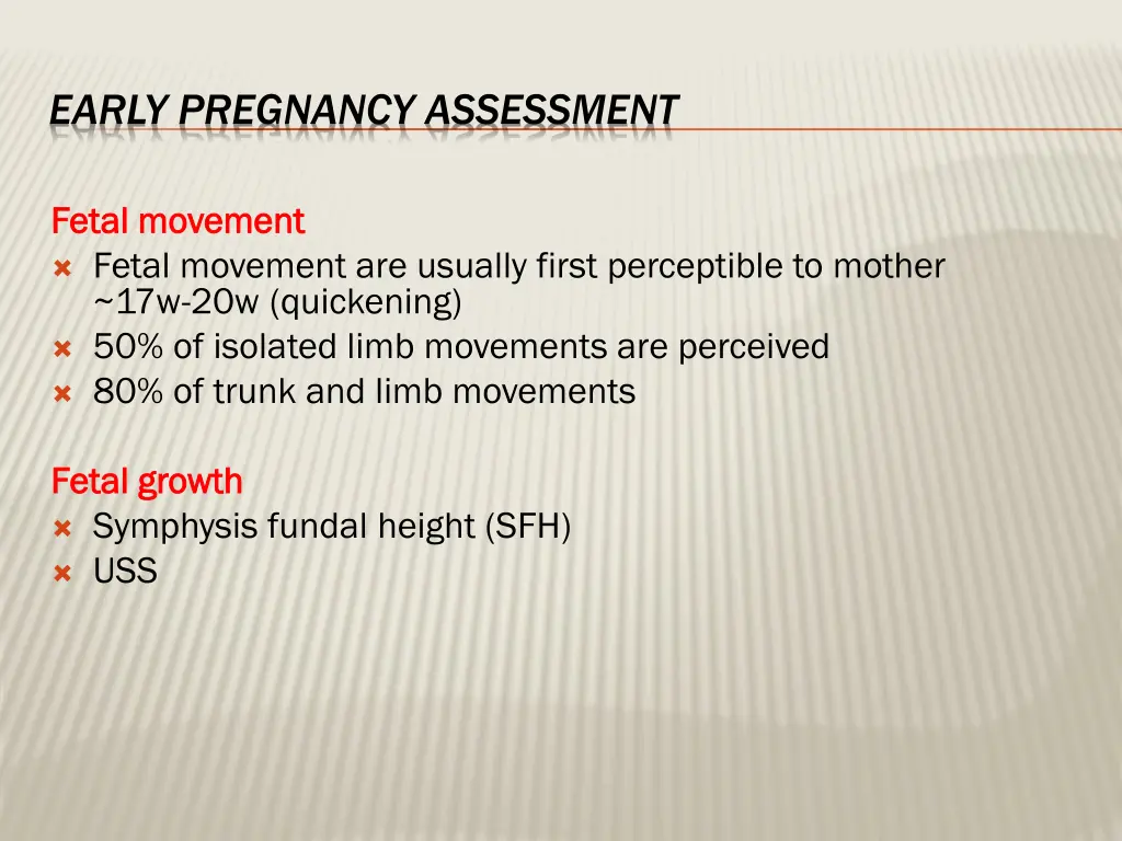 early pregnancy assessment 1