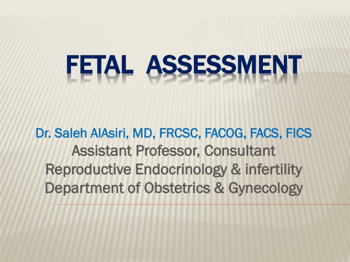 fetal assessment fetal assessment