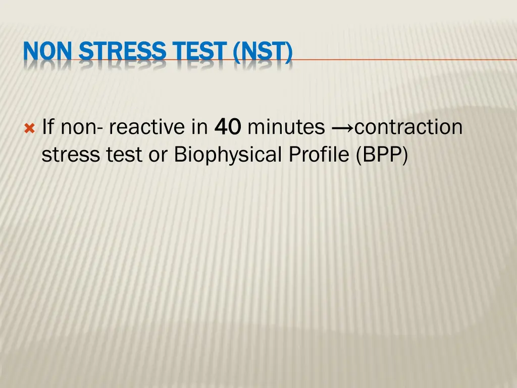 non stress test non stress test nst