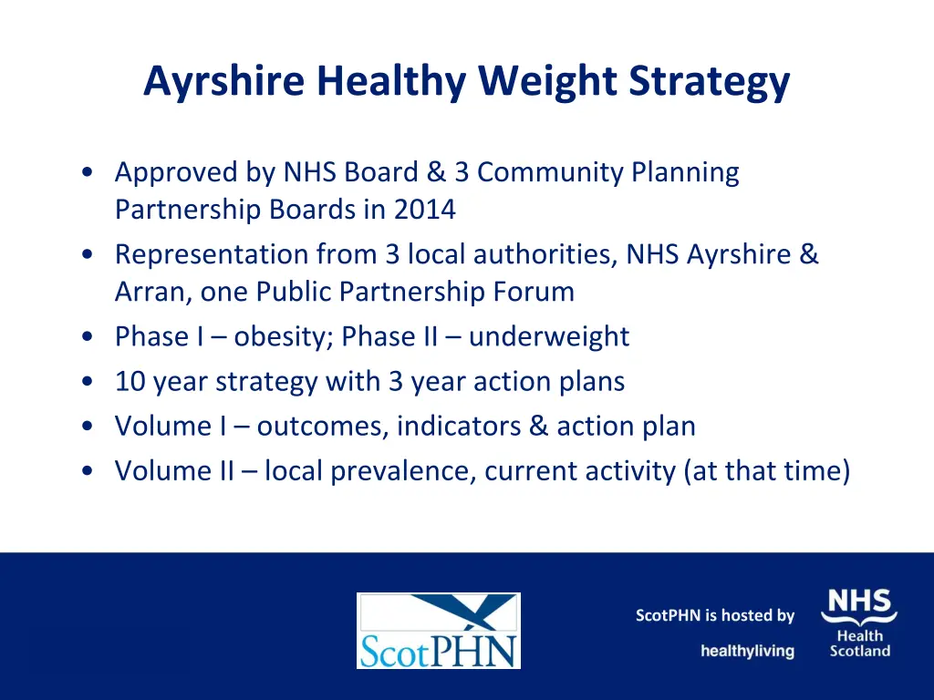 ayrshire healthy weight strategy