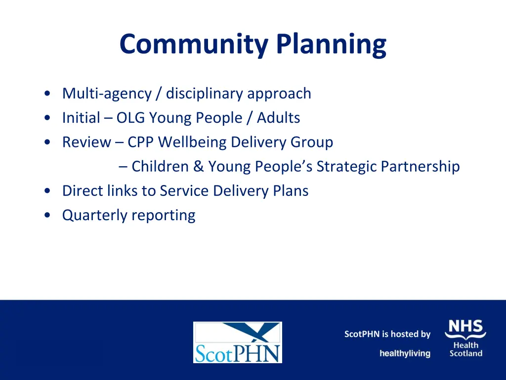 community planning