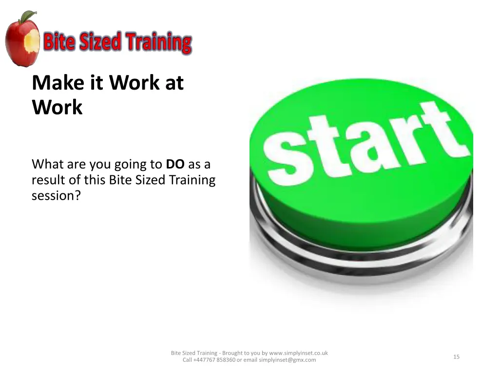 make it work at work