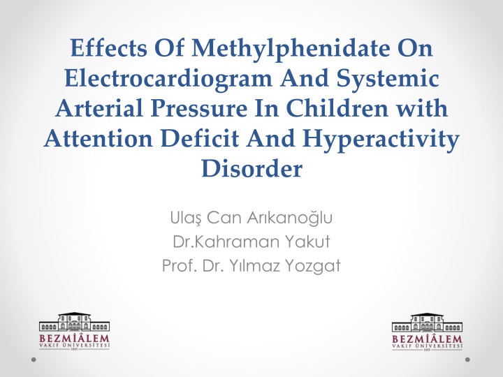 effects of methylphenidate on electrocardiogram