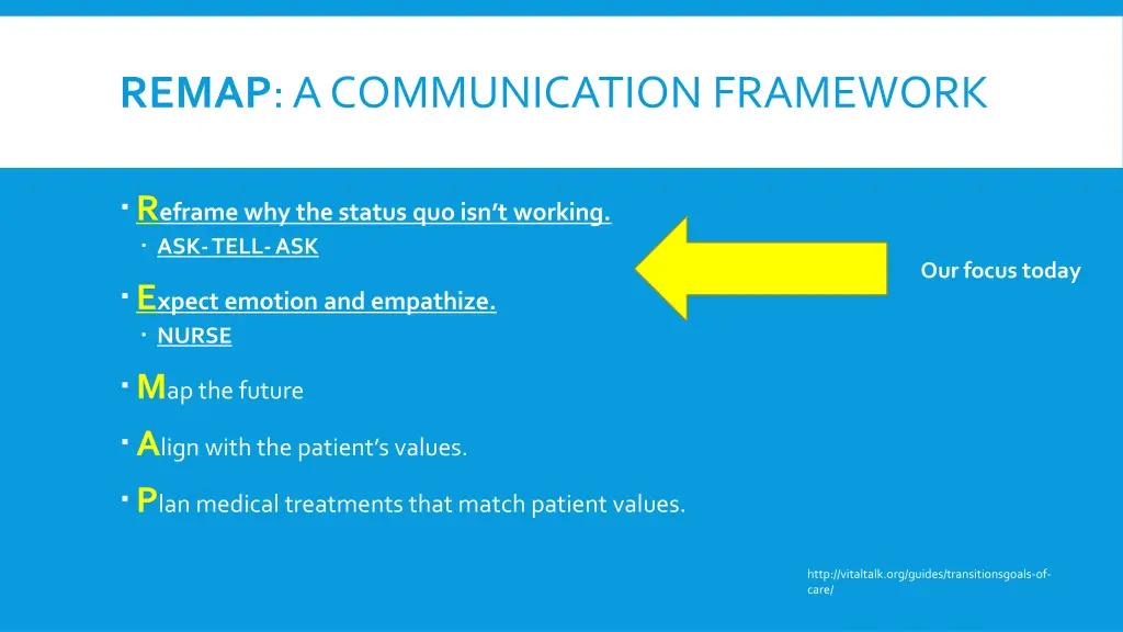remap a communication framework