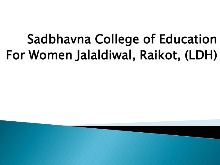 sadbhavna for women