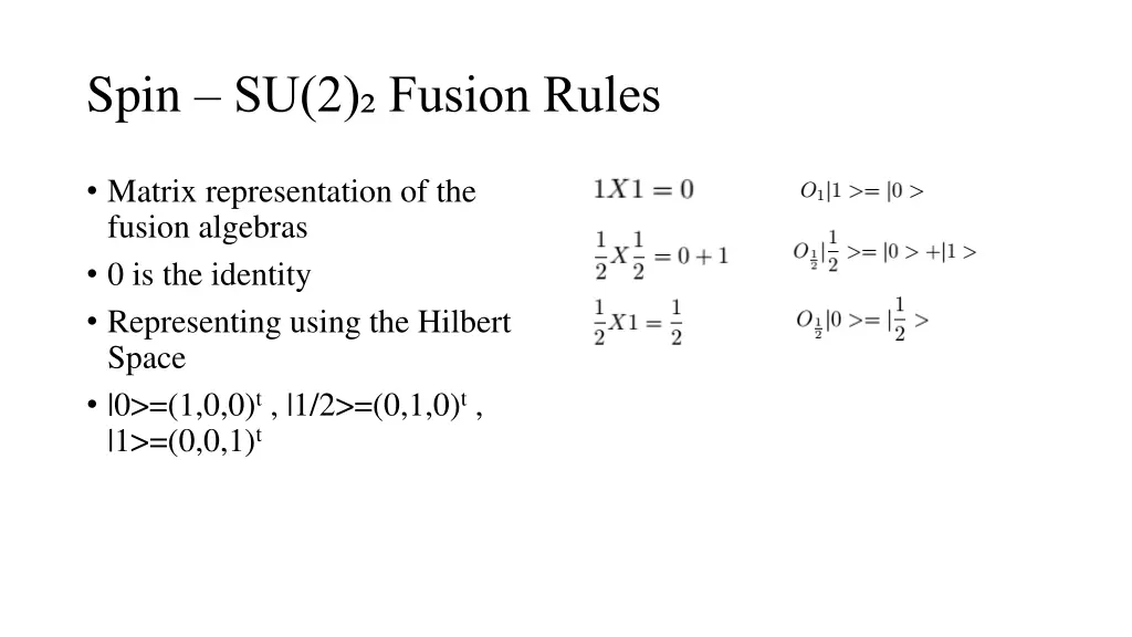 spin su 2 fusion rules