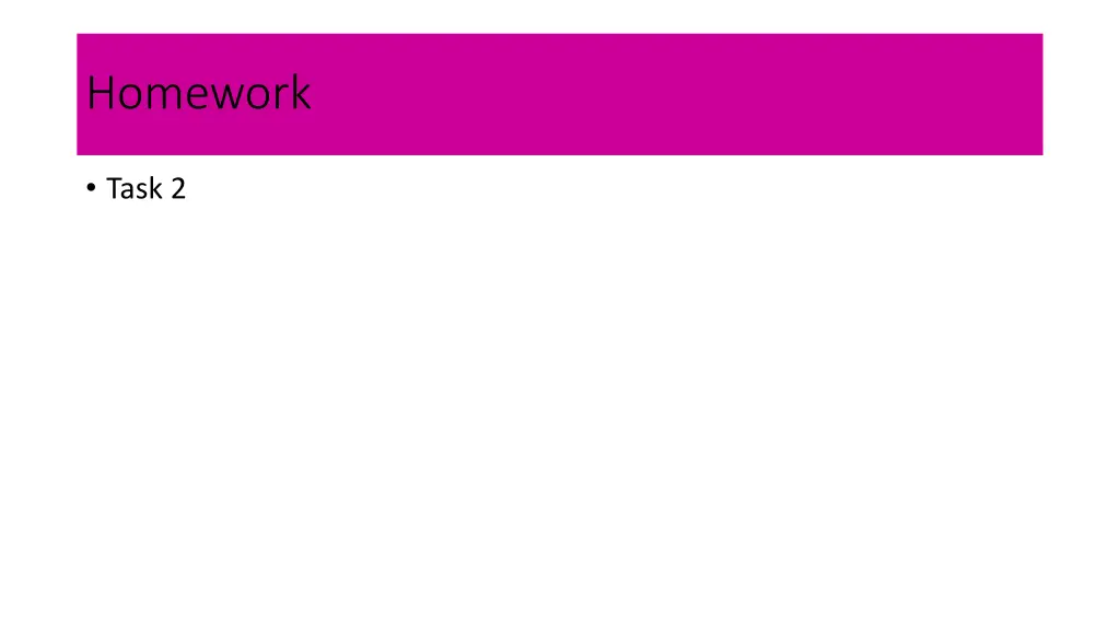 homework