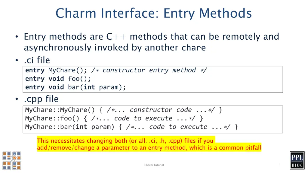charm interface entry methods