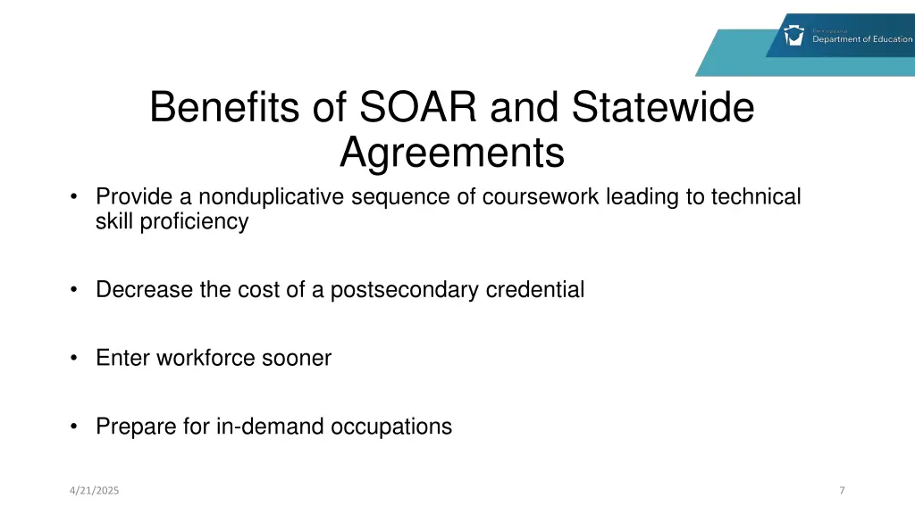 benefits of soar and statewide agreements provide