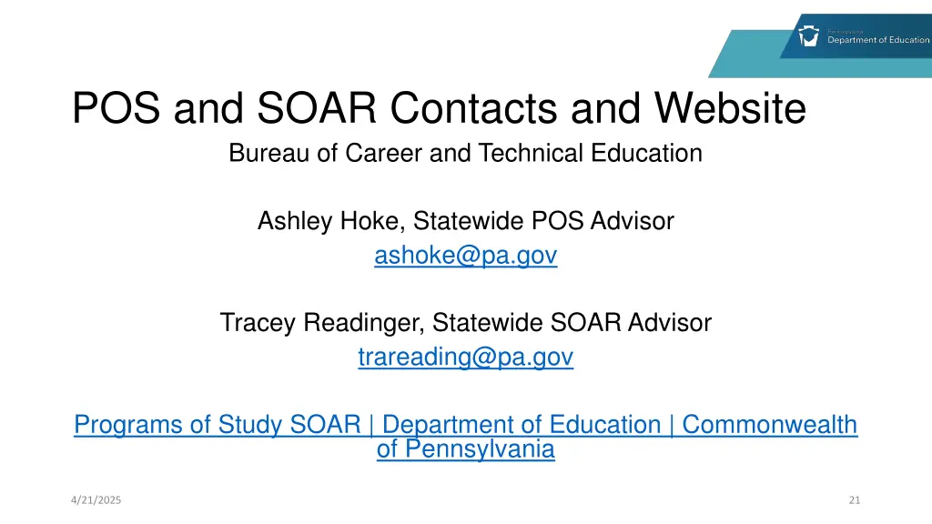 pos and soar contacts and website bureau