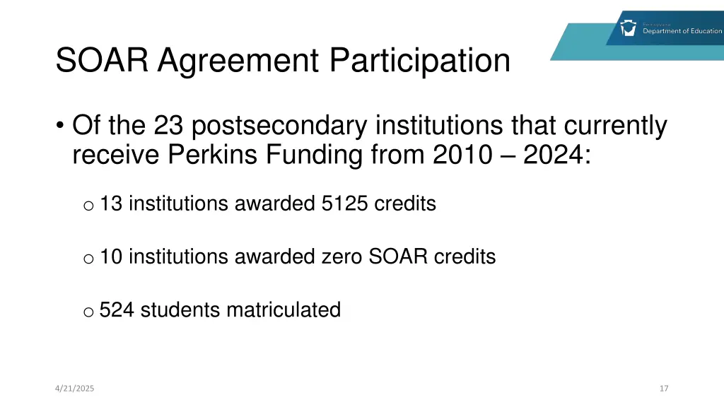 soar agreement participation