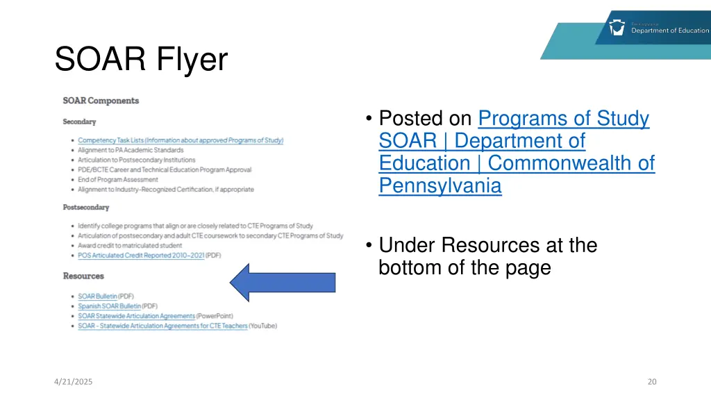 soar flyer