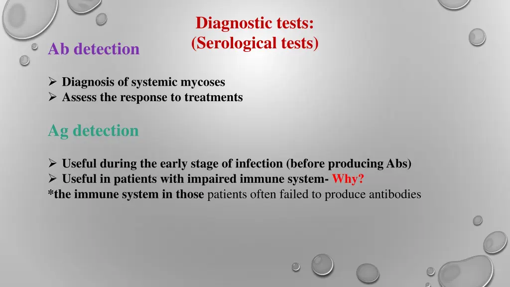diagnostic tests serological tests 1