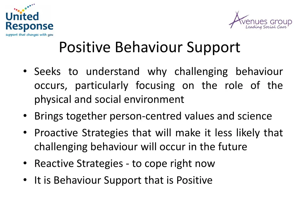 positive behaviour support 1