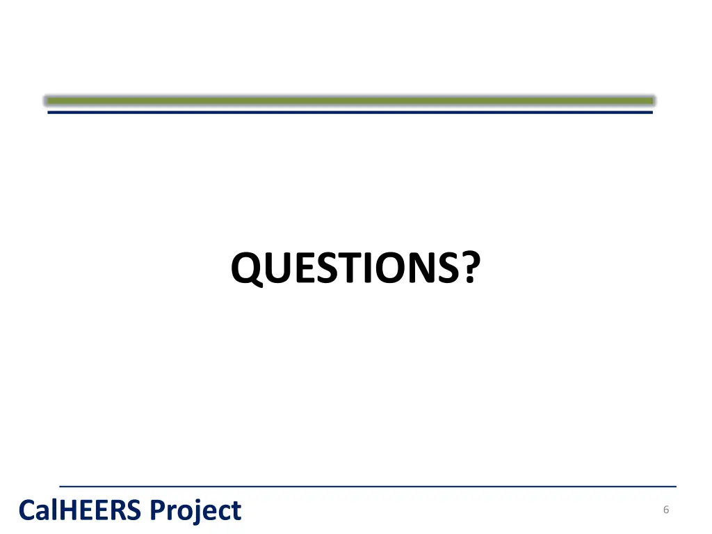 questions