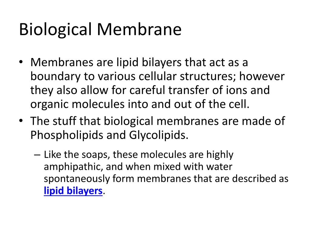 biological membrane