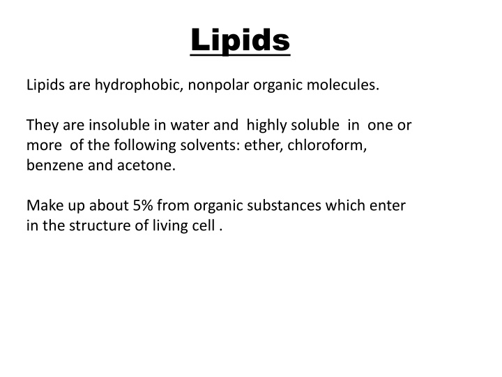 lipids