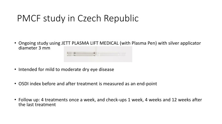pmcf study in czech republic