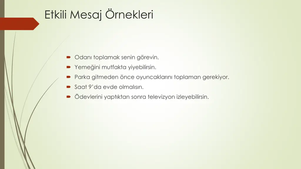 etkili mesaj rnekleri