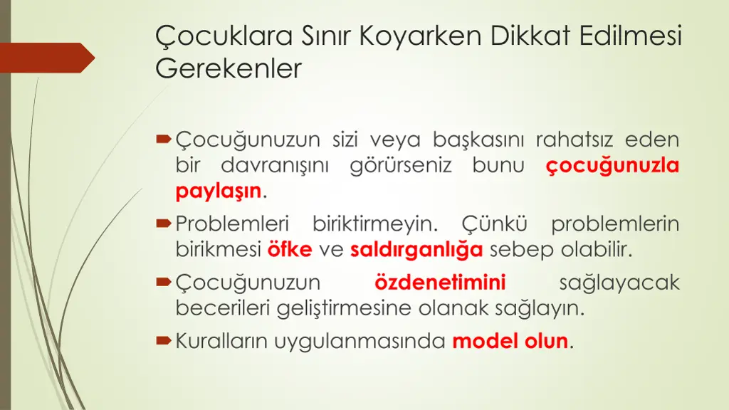 ocuklara s n r koyarken dikkat edilmesi gerekenler 2