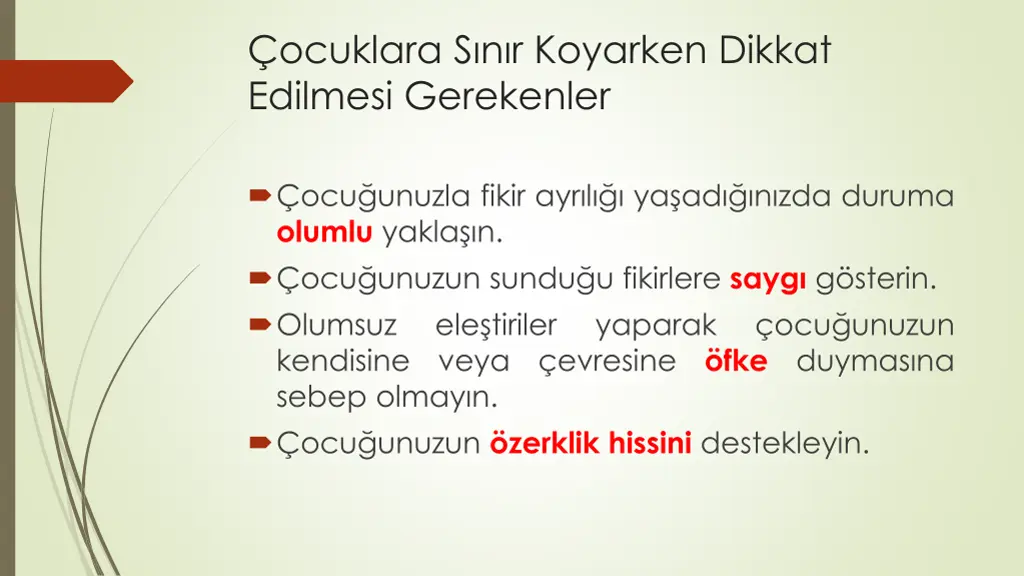 ocuklara s n r koyarken dikkat edilmesi gerekenler 4