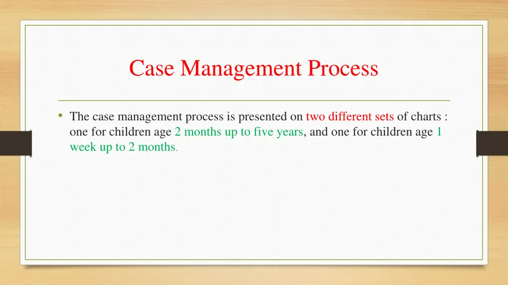 case management process