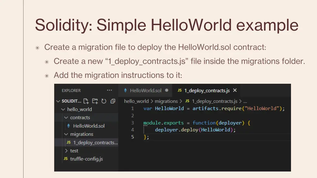 solidity simple helloworld example 3