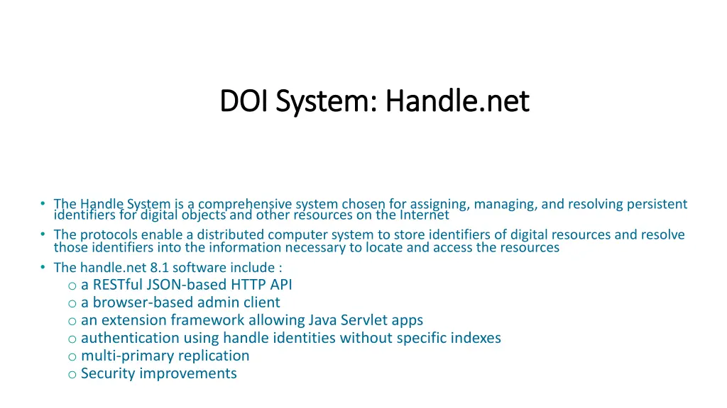 doi system handle net doi system handle net