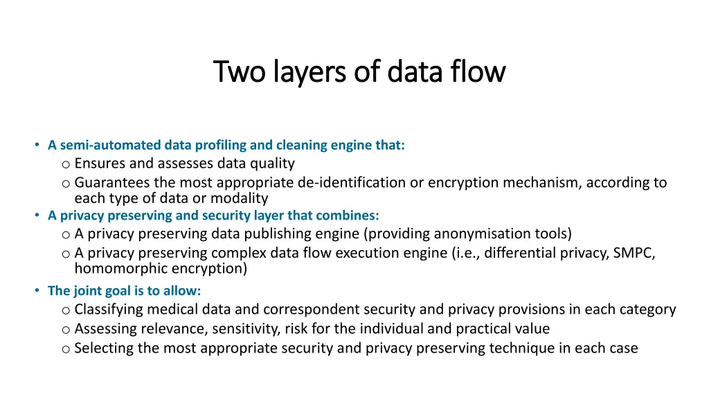 two layers of data flow two layers of data flow