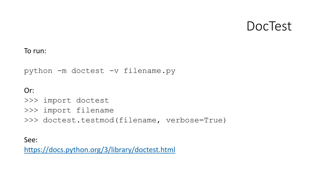 doctest 1