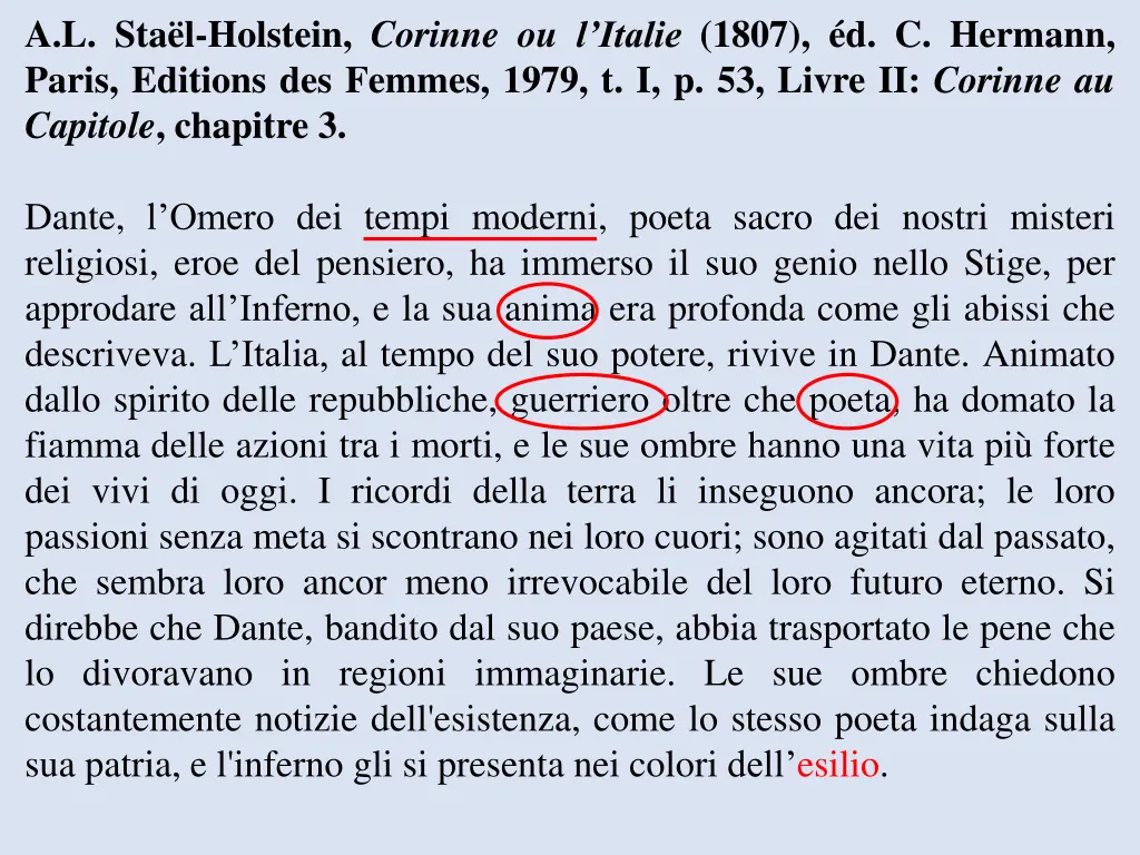a l sta l holstein corinne ou l italie 1807
