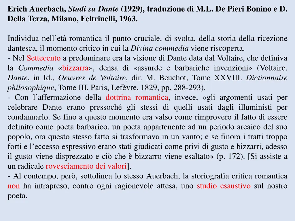 erich auerbach studi su dante 1929 traduzione