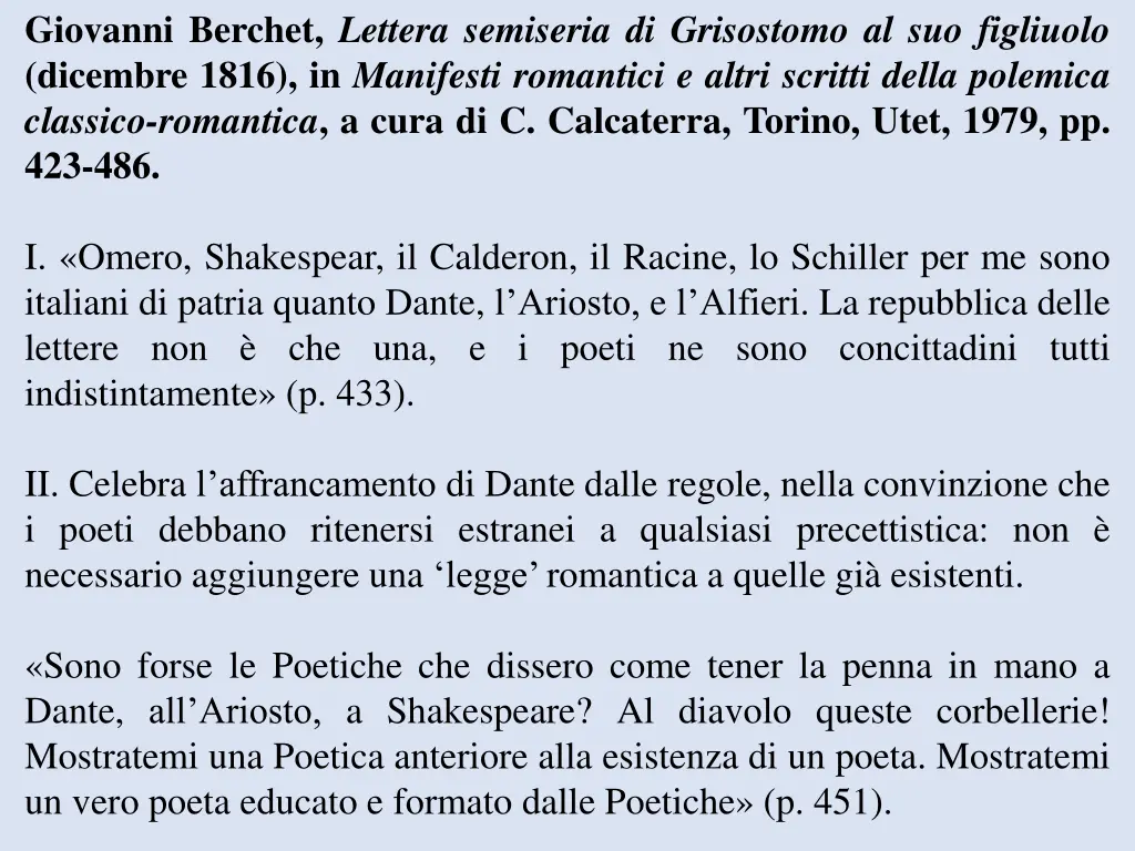 giovanni berchet lettera semiseria di grisostomo