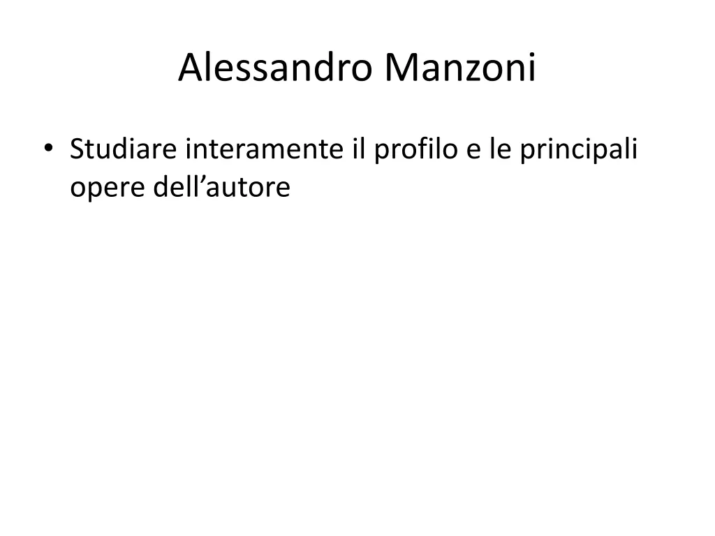 alessandro manzoni