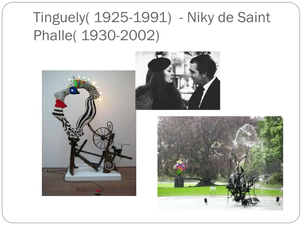 tinguely 1925 1991 niky de saint phalle 1930 2002