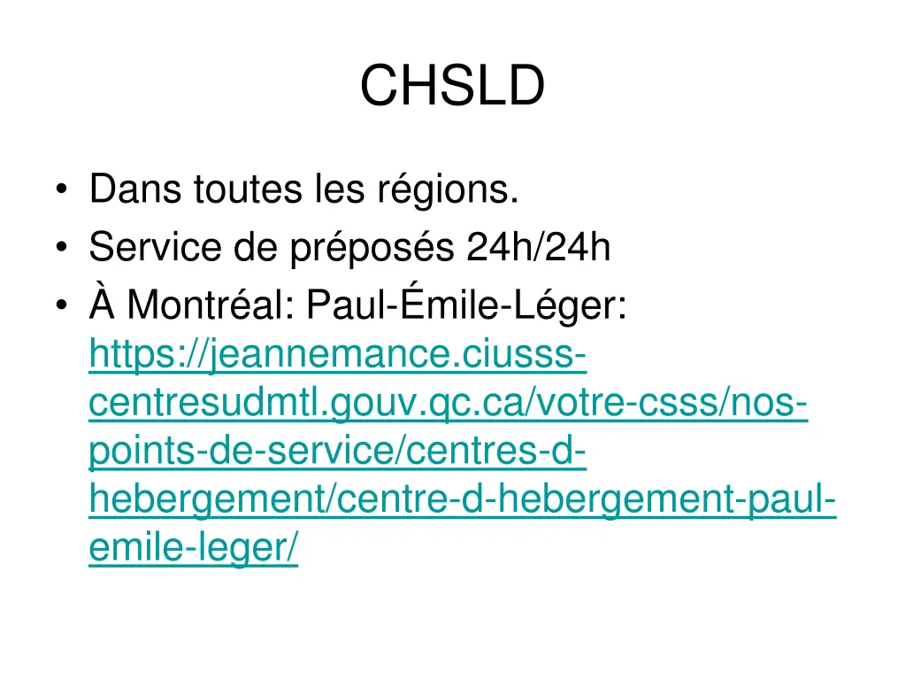 chsld