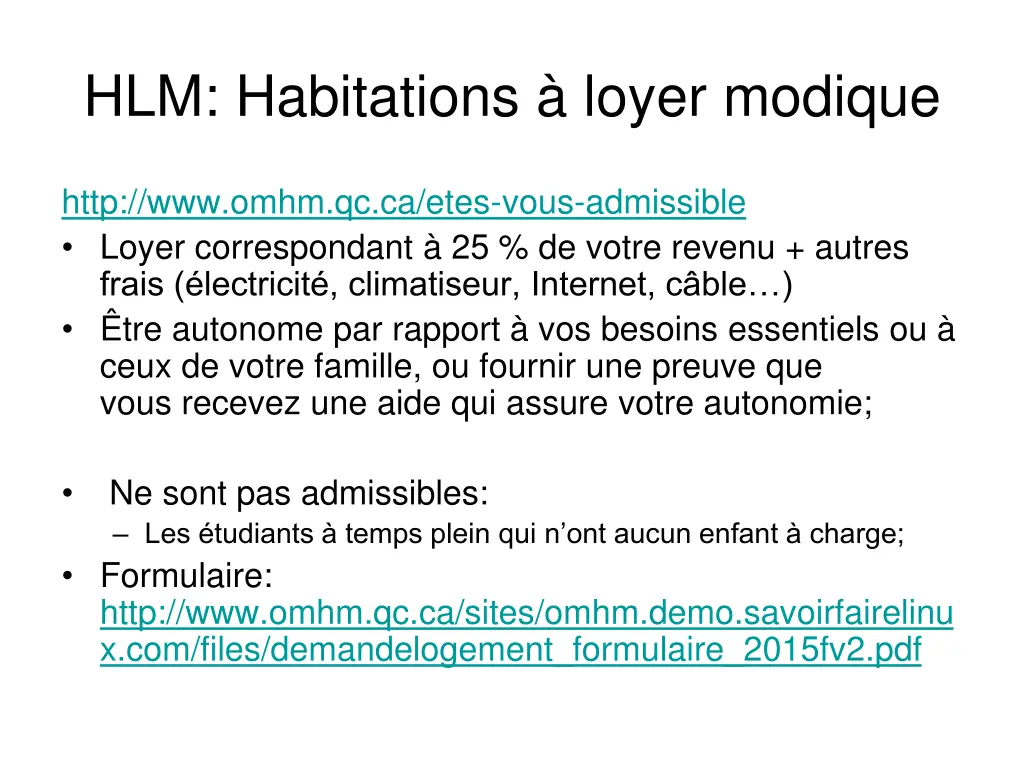 hlm habitations loyer modique