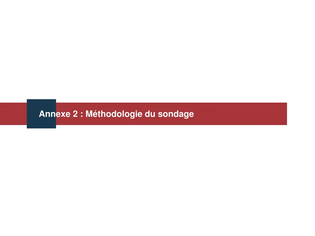 annexe 2 m thodologie du sondage