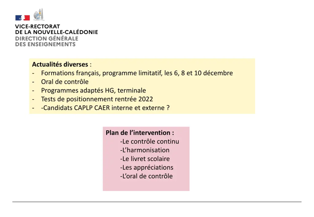 actualit s diverses formations fran ais programme