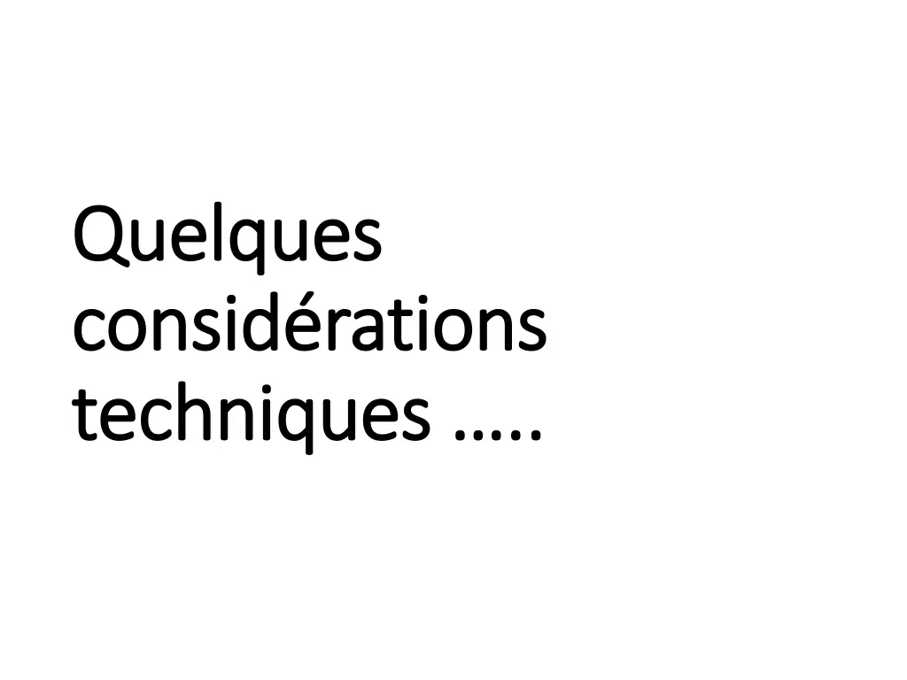 quelques quelques consid rations consid rations