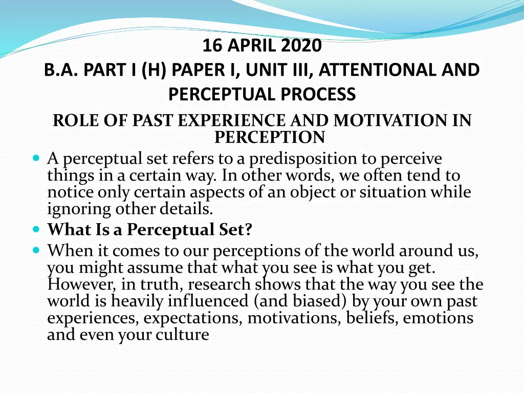 16 april 2020