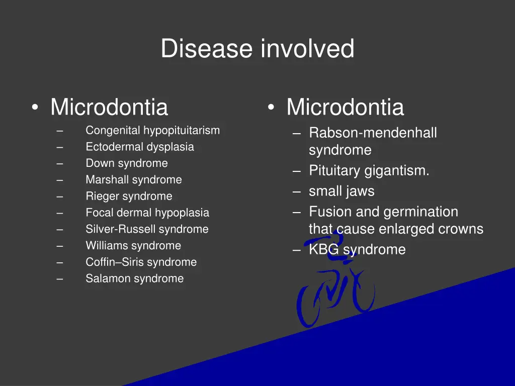 disease involved