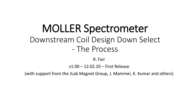 moller spectrometer moller spectrometer