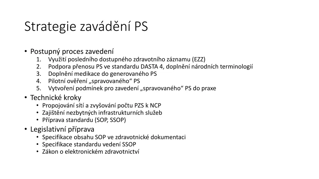 strategie zav d n ps